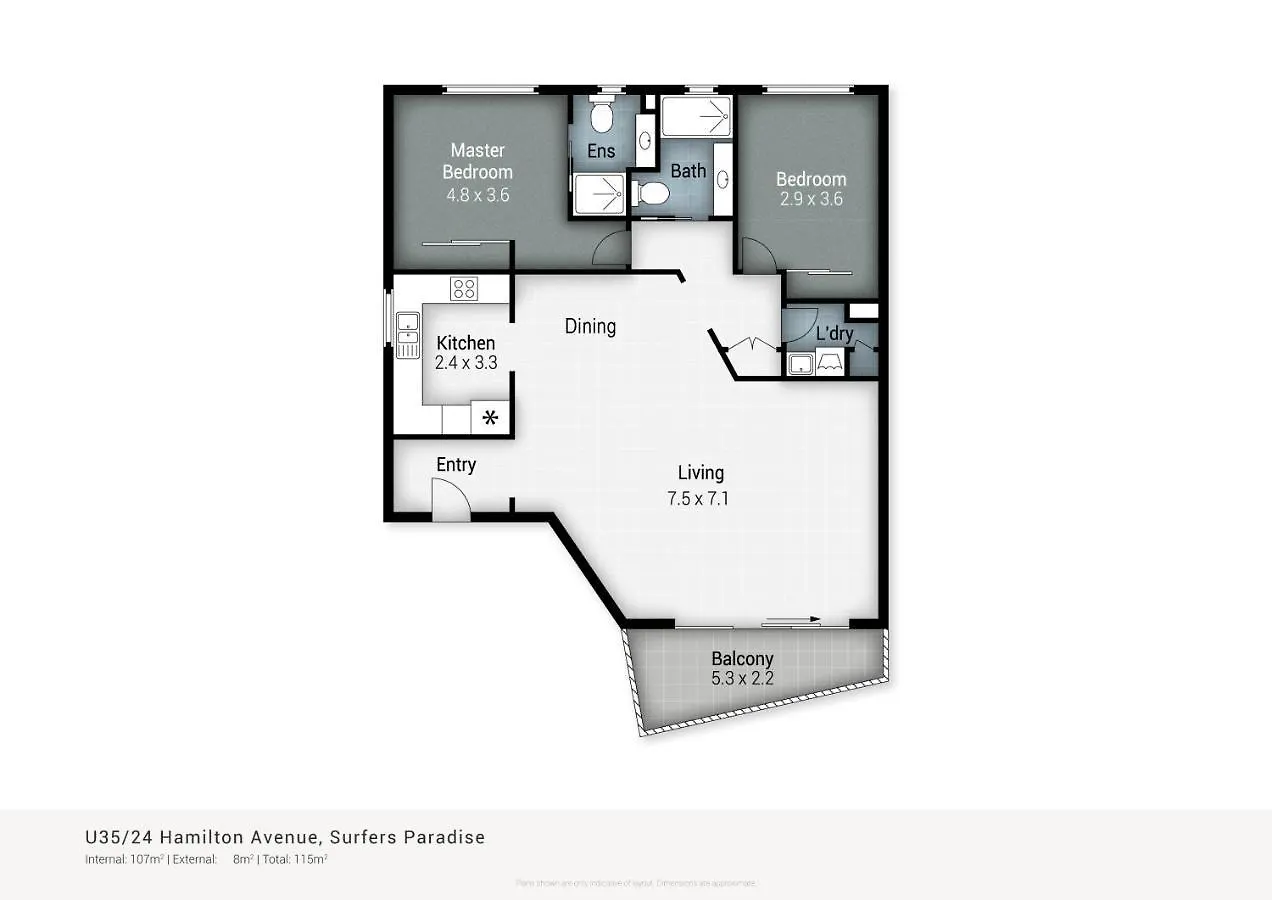Apartament Coco Bella Retreat In Central Surfers - Sleeps 6-8 Gold Coast
